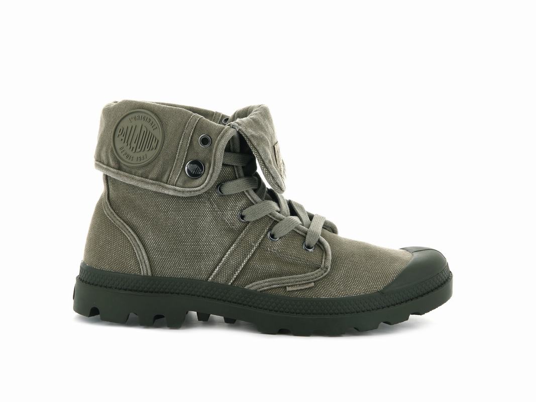 Palladium Pallabrousse Baggy Mens Boots Green Australia [KZPTEA-265]